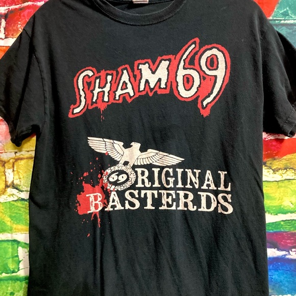 Rare Sham 69 Uk British Punk 2015 Concert T-Shirt Size M - Picture 5 of 8